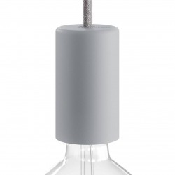 EIVA ELEGANT, E27 IP65 κιτ ντουί σιλικόνης εξωτερικού χώρου Γκρι
