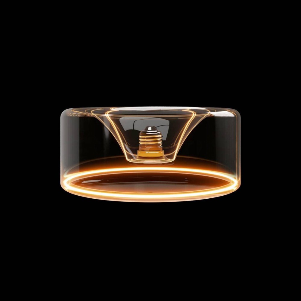 Λάμπα Διαφανής LED, σειρά Ghost Δακτύλιος 195x83, 6W 500Lm E27 2200K DIM