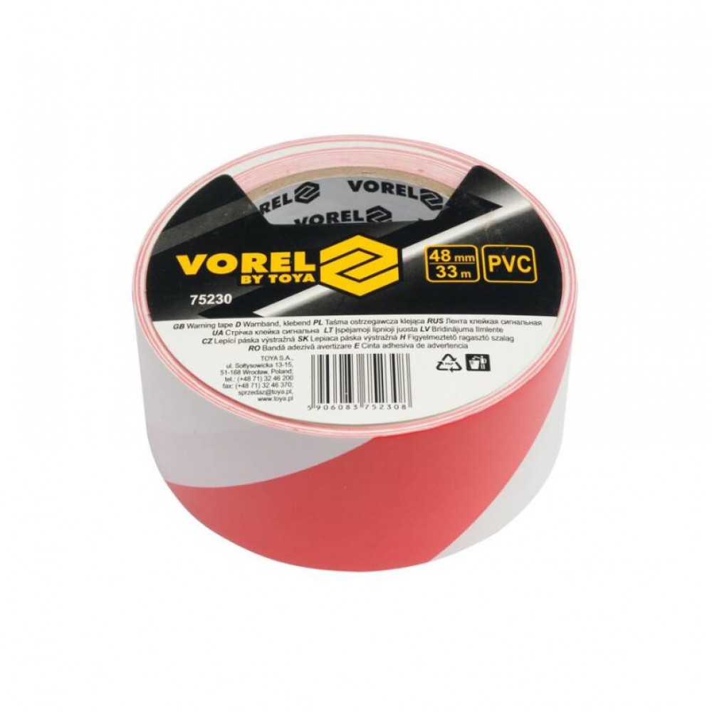 ΤΑΙΝΙΑ ΣΗΜΑΝΣΕΩΣ ΚOKKIΝΗ VOREL 75230 48mmX33m