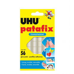 ΑΥΤΟΚΟΛΛΗΤΑ ΔΙΠΛΗΣ ΟΨΗΣ PATAFIX INVISIBLE 56ΤΕΜ UHU