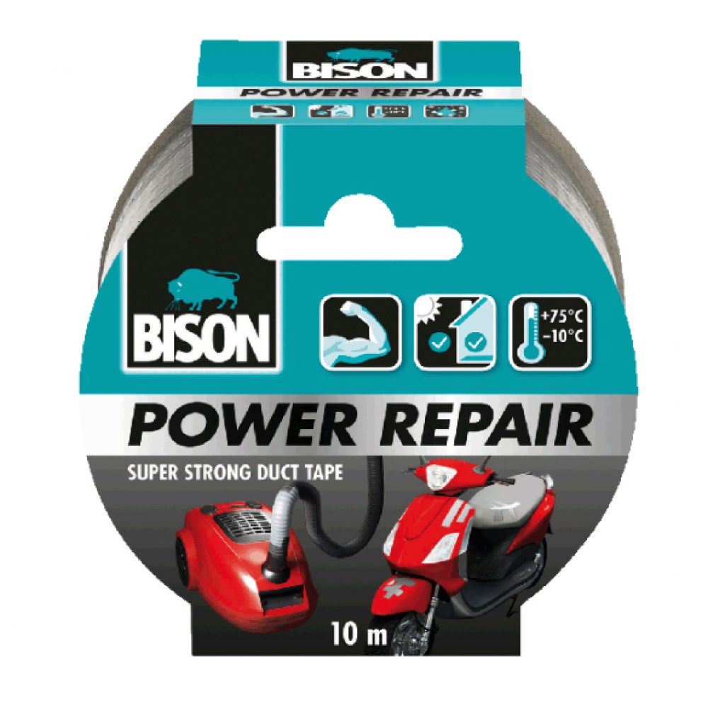 ΥΦΑΣΜΑΤΙΝΗ ΤΑΙΝΙΑ POWER REPAIR ΓΚΡΙ 0.22Χ50ΜΜ Χ10Μ BISON