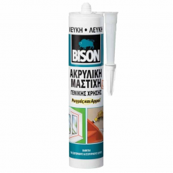 ACRYLIC ΓΕΝΙΚΗ ΧΡΗΣΗΣ UNIVERSAL ΛΕΥΚΗ 300ml BISON