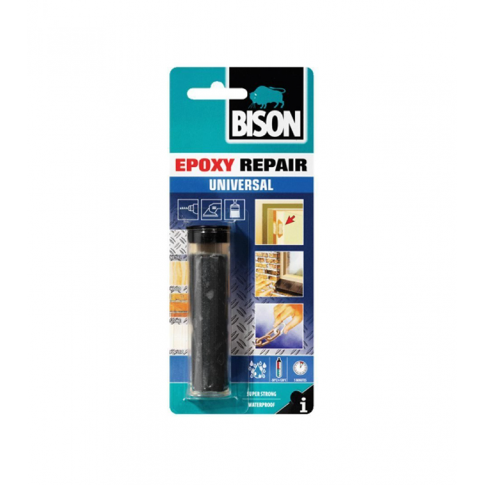 EPOXY REPAIR UNIVERSAL 56GR BLISTER BISON