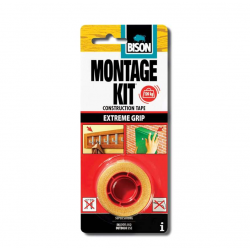 MONTAGEKIT EXTREME ΠΡΟΣΦΥΣΗ ΤΑΙΝΙΑ ΔΙΠΛΗΣ ΟΨΗΣ 1,5ΜΧ19ΜΜ BLISTER BISON