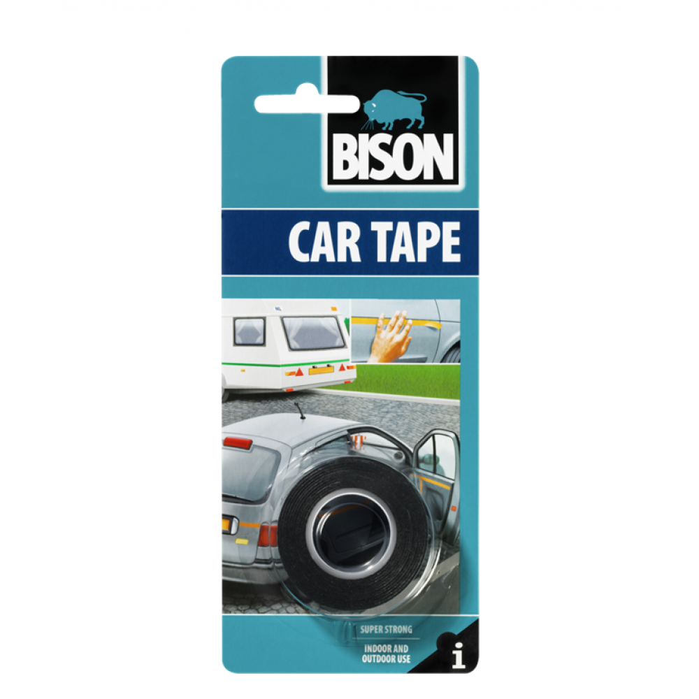 CAR TAPE ΤΑΙΝΙΑ ΔΙΠΛΗΣ ΟΨΗΣ 1,5MX19MM BLISTER BISON