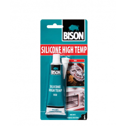 SILICONE ΥΨΗΛΗΣ ΘΕΡΜΟΚΡΑΣΙΑΣ ΚΟΚΚΙΝΗ 60ml blister BISON