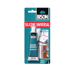 SILICONE UNIVERSAL ΔΙΑΦΑΝΗ 60ml blister BISON