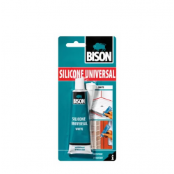 SILICONE UNIVERSAL ΛΕΥΚΗ 60ml blister BISON
