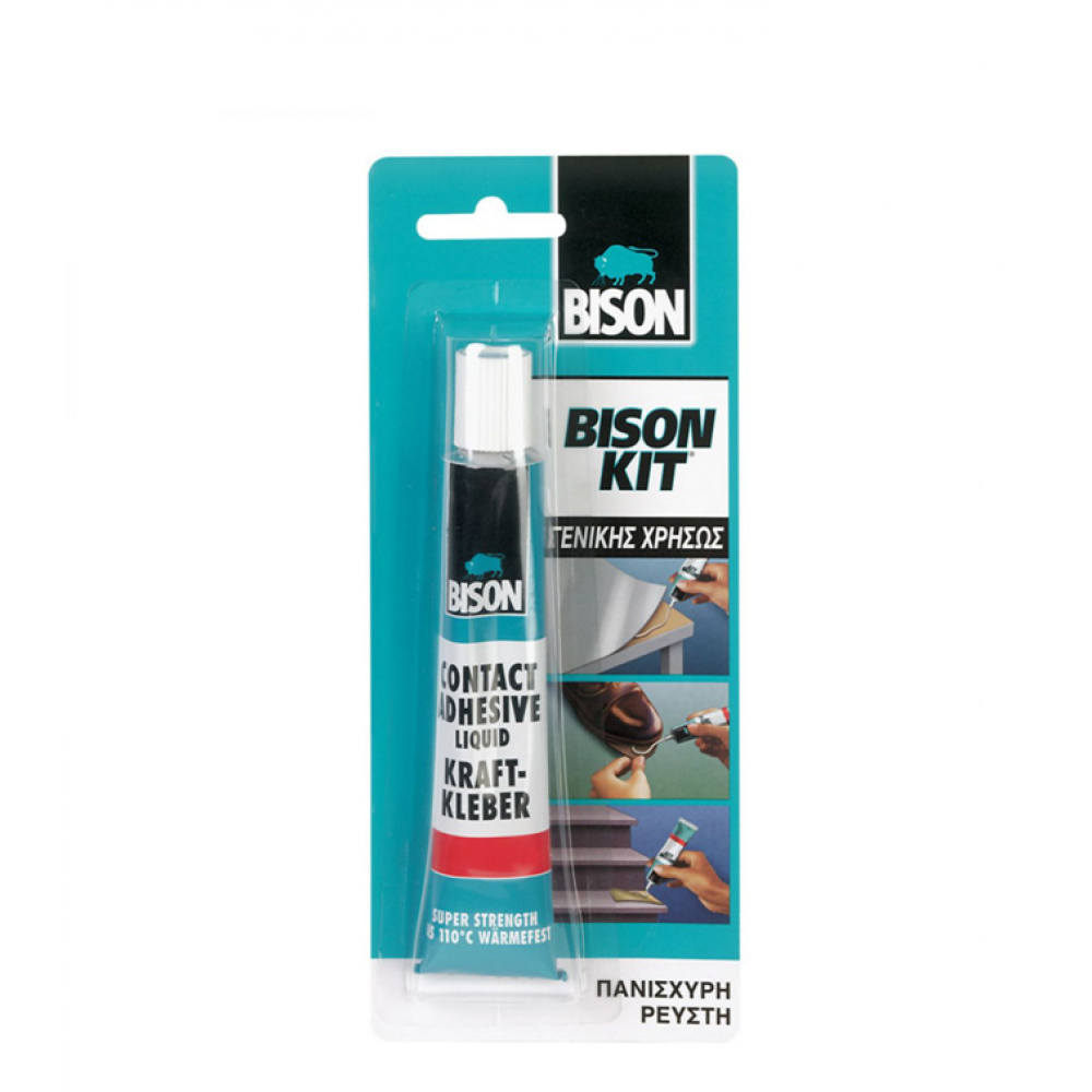 KIT ΡΕΥΣΤΗ ΒΕΝΖΙΝΟΚΟΛΛΑ ΔΙΑΦΑΝΗ BLISTER 50ML BISON