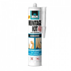 MONTAGE KIT ΔΙΑΦΑΝΗ ΦΥΣΙΓΓΑ 310ml BISON