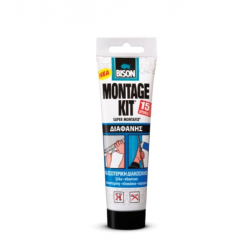 MONTAGE KIT ΔΙΑΦΑΝΗ ΣΩΛΗΝΑΡΙΟ 150GR BISON
