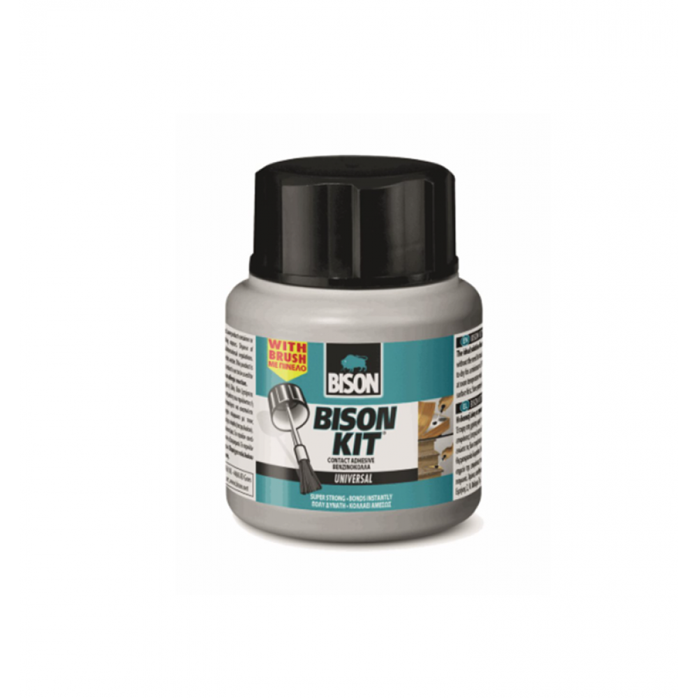 KIT ΡΕΥΣΤΗ ΒΕΝΖΙΝΟΚΟΛΛΑ ΔΟΧΕΙΟ ΜΕ ΠΙΝΕΛΟ 125ML BISON