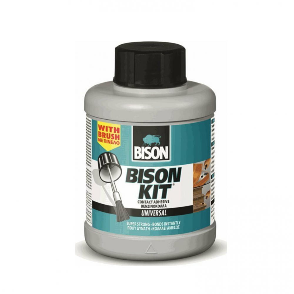 KIT ΡΕΥΣΤΗ ΒΕΝΖΙΝΟΚΟΛΛΑ ΔΟΧΕΙΟ ΜΕ ΠΙΝΕΛΟ 400ML BISON