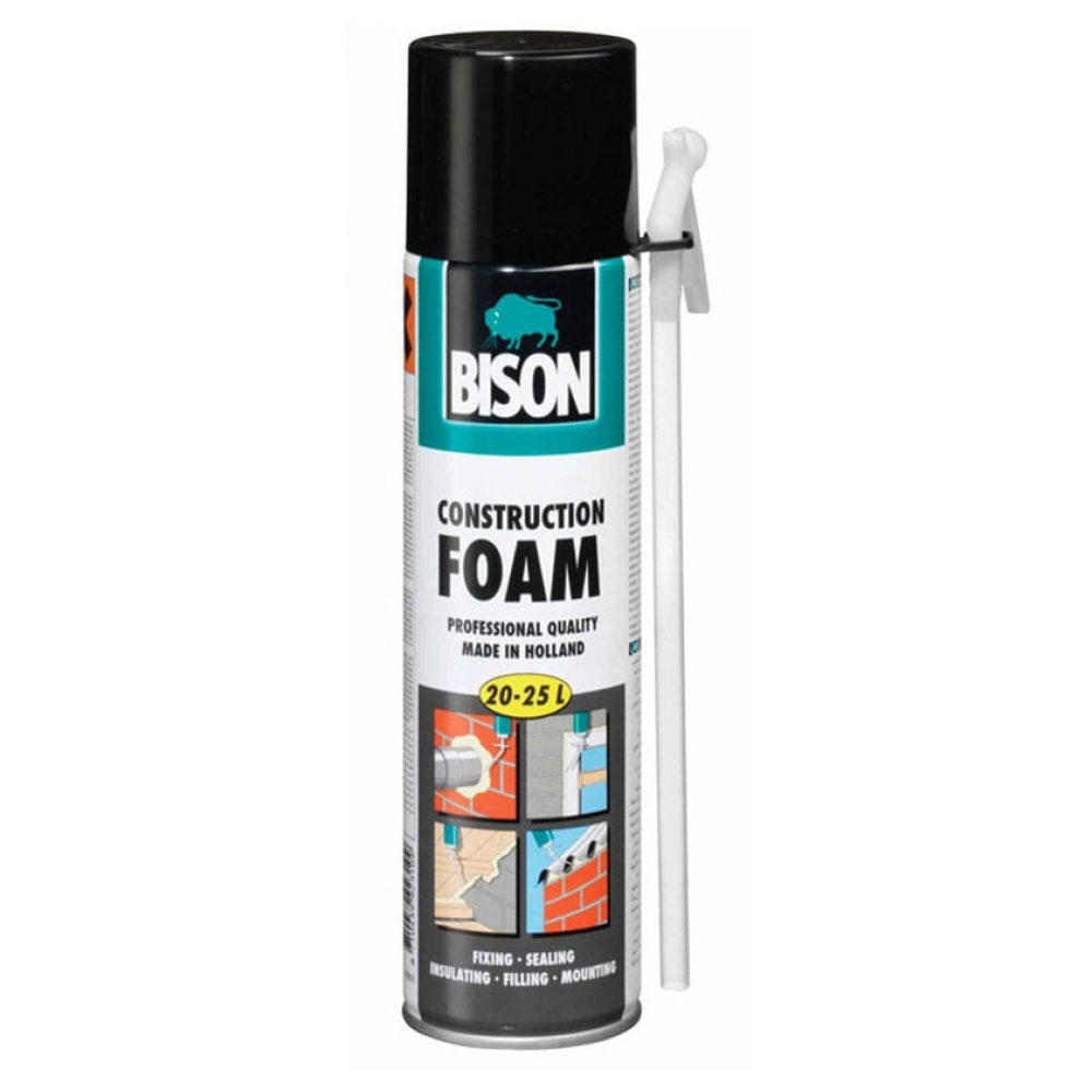 CONSTRUCTION FOAM AEROSOL 500ML BISON