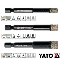 ΔΙΑΜΑΝΤΟΚΟΡΩΝΑ ΕΞΑΓΩΝΗ ΔΡΑΠΑΝΟΥ - 6.0MM-ΔΙΑΜΕΤΡΟΣ