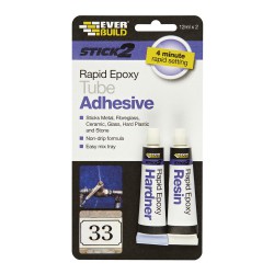 EVERBUILD Stick2 Rapid Epoxy TUBE ADHESIVE  ΚΟΛΛΑ ΔΥΟ ΣΥΣΤΑΤΙΚΩΝ