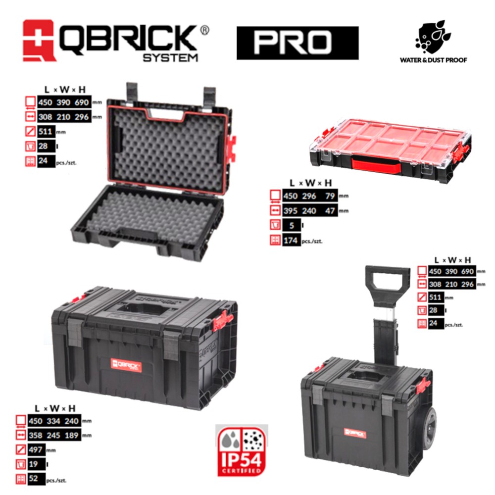 ΕΡΓΑΛΕΙΟΘΗΚΗ QBRICK PRO CART ΣΕΤ 5 ΤΜΧ