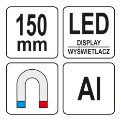 ΑΛΦΑΔΙ ΨΗΦΙΑΚΟ LED 150MM YT-30395