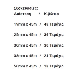 SiKa Masking tape 60C ΧΑΡΤΟΤΑΙΝΙΑ ΜΑΣΚΑΡΙΣΜΑΤΟΣ - 50.0MM-ΠΛΑΤΟΣ