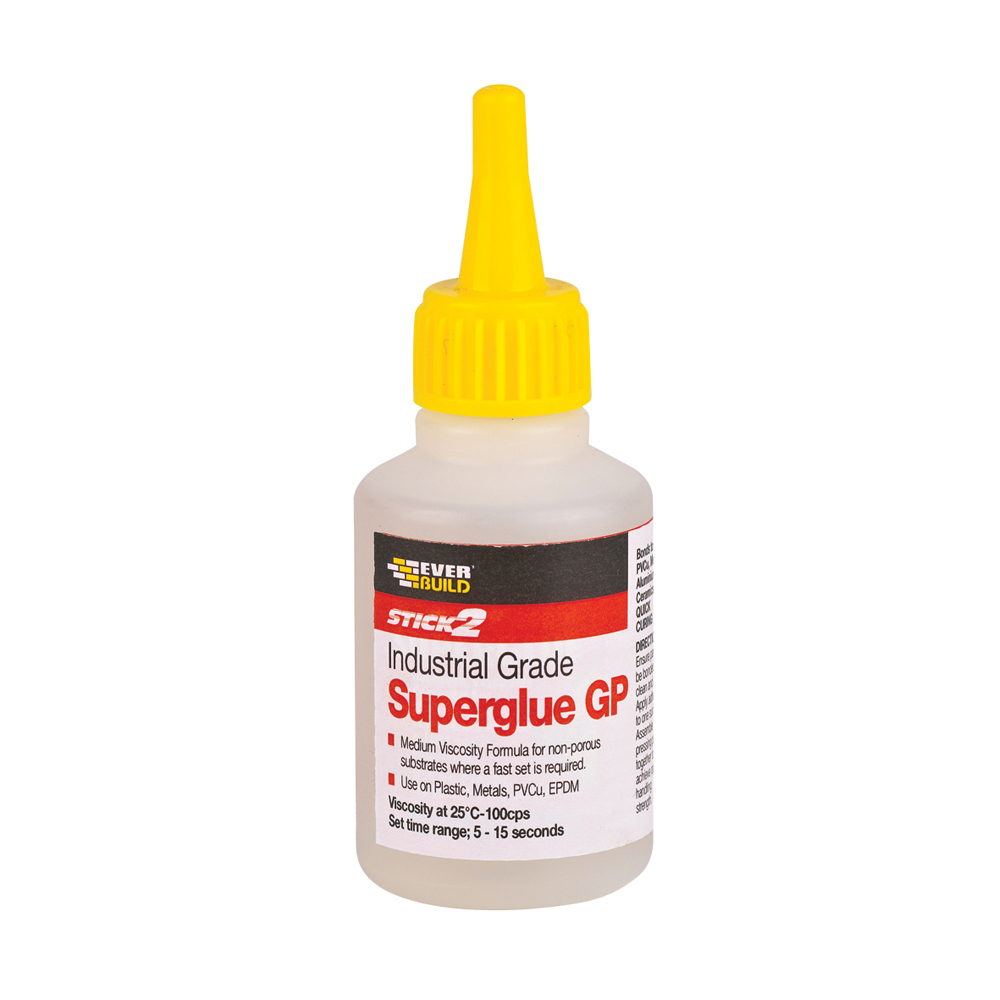 EVERBUILD SUPERGLUE TUBE ΚΥΑΝΟΑΚΡΥΛΙΚΗ ΚΟΛΛΑ ΣΤΙΓΜΗΣ 3gr