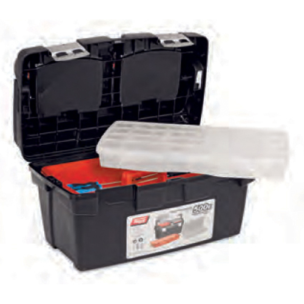 TAYG ΕΡΓΑΛΕΙΟΘΗΚΗ 500Ε 4 ΚΟΥΜΠΩΜΑΤΩΝ ΜΕ ΤΑΜΠΑΚΙΕΡΑ  ΕΤΑΖΕΡΑ ΚΑΙ ΛΑΒΗ ΑΛΟΥΜΙΝΙΟΥ