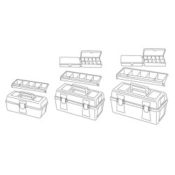 TAYG ΕΡΓΑΛΕΙΟΘΗΚΗ 21 4 ΚΟΥΜΠΩΜΑΤΩΝ ΜΕ ΤΑΜΠΑΚΙΕΡΑ ΚΑΙ ΕΤΑΖΕΡΑ