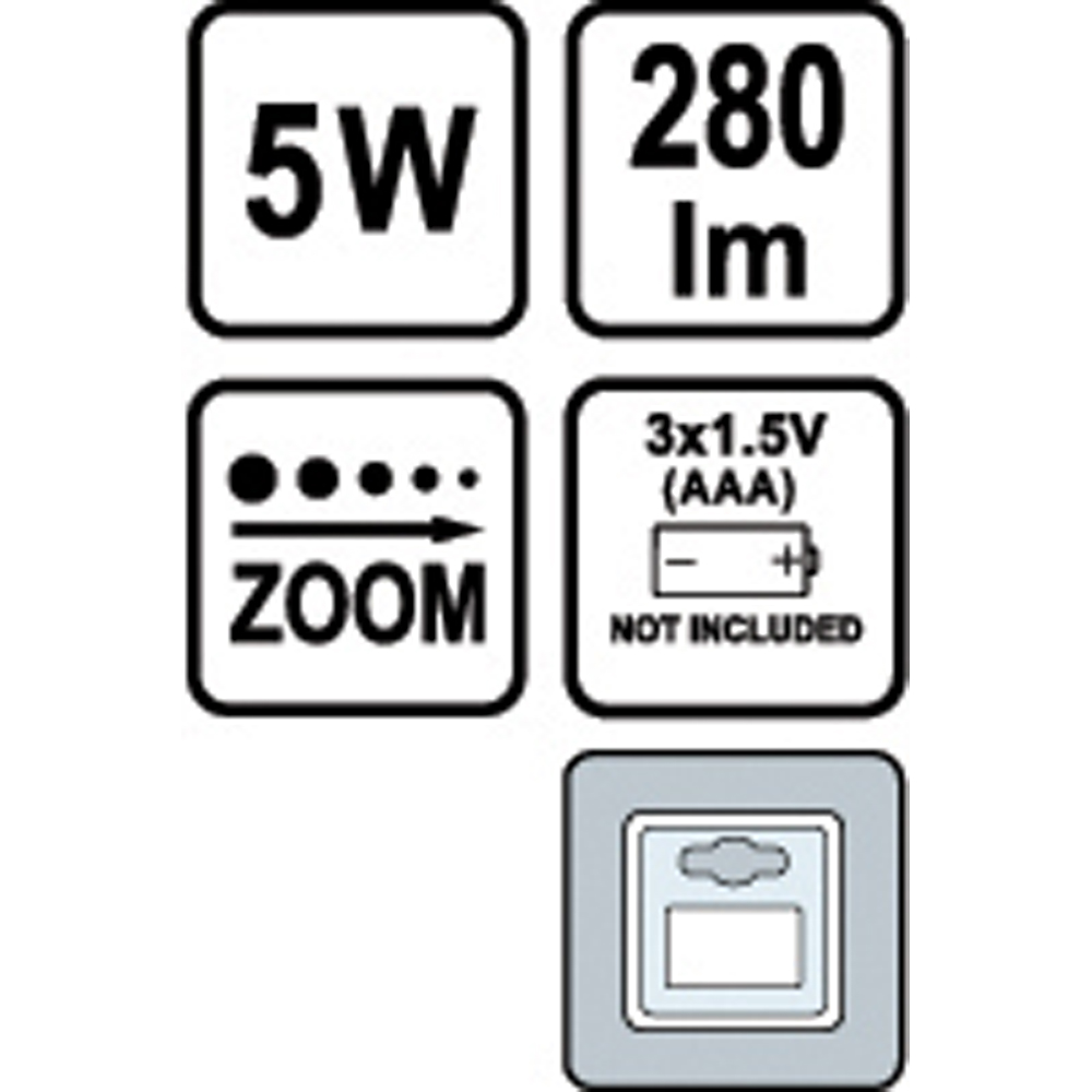 ΦΑΚΟΣ 5W 135X40mm VOREL 88555