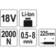 ΠΙΣΤΟΛΙ ΣΙΛΙΚΟΝΗΣ 18V SOLO YT-82889