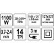 ΠΡΙΟΝΟΚΟΡΔΕΛΑ 1100W 127Χ127MM YT-82185