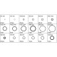ΣΕΤ O-RING 200 ΤΜΧ. YT-06877