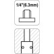 ΤΑΧΥΣΥΝΔΕΣΜΟΣ 1/4X1/4 YT-2390
