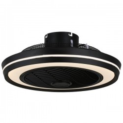 ΑΝΕΜΙΣΤΗΡΑΣ ΠΛΑΦΟΝΙΕΡΑ ΟΡΟΦΗΣ ΜΑΥΡΟΣ RGB Φ51 DC 20W EUROLAMP