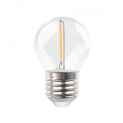 ΛΑΜΠΑ LED ΣΦΑΙΡΙΚΗ FILAMENT 1W E27 3000K 220-240V EUROLAMP