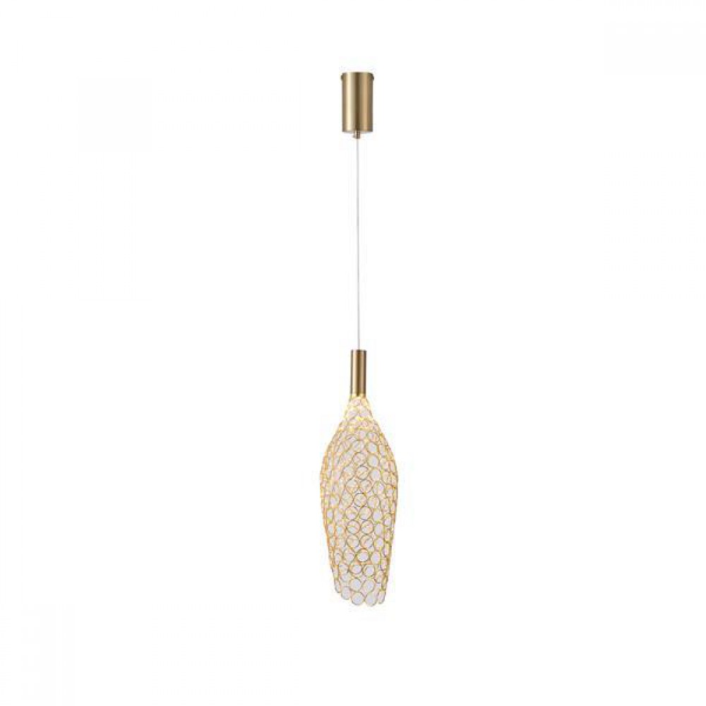 ΦΩΤΙΣΤΙΚΟ ΜΟΝΟΦΩΤΟ ΜΕΤΑΛΛΟ  LED 6,3W 3000Κ 648lm 146x1780mm ΧΡΥΣΟ ARTE ILLUMINA PERFORATO