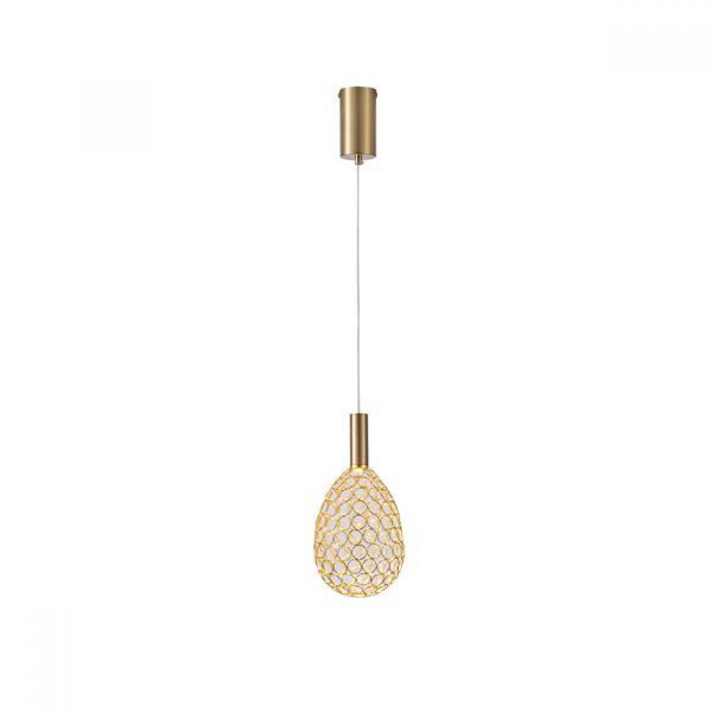ΦΩΤΙΣΤΙΚΟ ΜΟΝΟΦΩΤΟ ΜΕΤΑΛΛO ΟΒΑΛ LED LED 6,3W 3000K 648lm 140x1580mm ΧΡΥΣΟ ARTE ILLUMINA PERFORATO