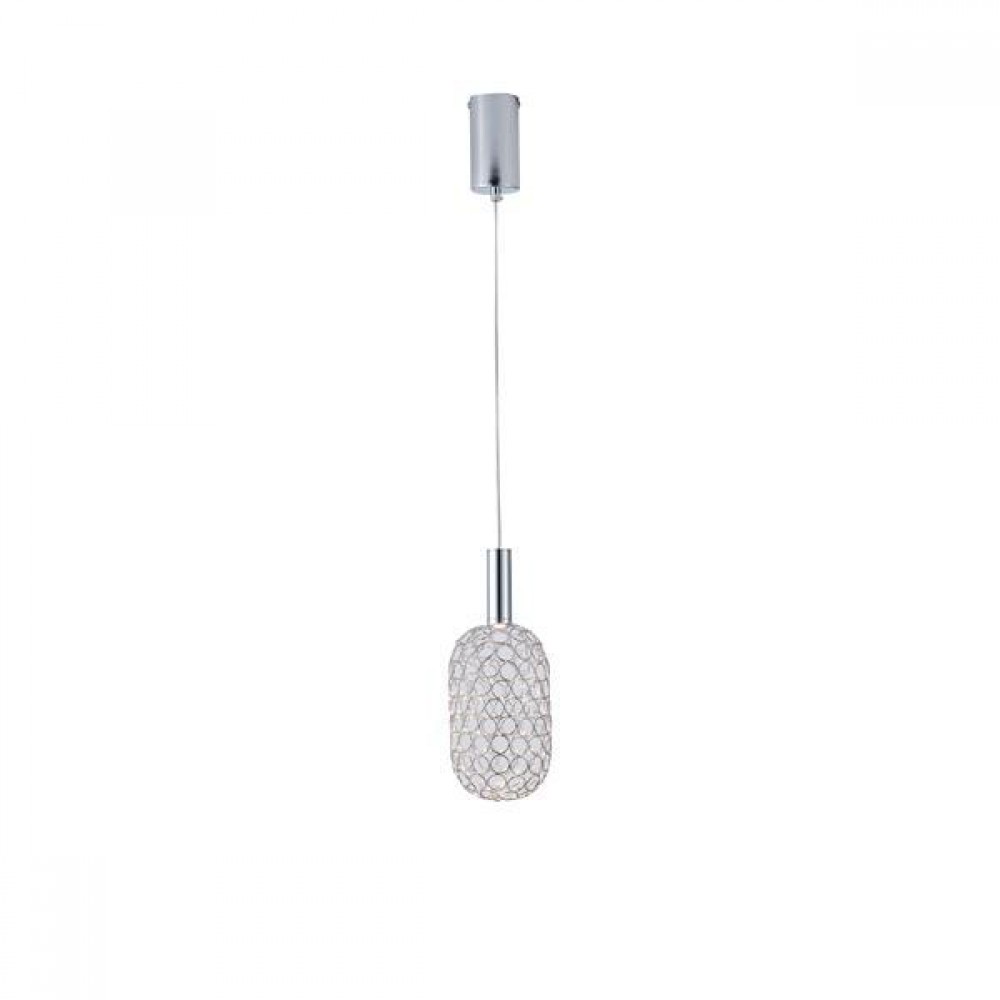 ΦΩΤΙΣΤΙΚΟ ΜΟΝΟΦΩΤΟ ΜΕΤΑΛΛΟ LED 6,3W 3000K 648lm Φ200X1580mm ΑΣΗΜΙ ARTE ILLUMINA PERFORATO