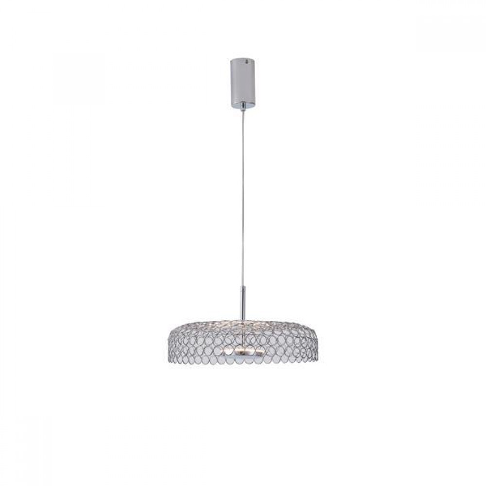 ΦΩΤΙΣΤΙΚΟ ΜΟΝΟΦΩΤΟ ΜΕΤΑΛΛΟ ΚΡΕΜΑΣΤΟ LED 10W 3000K 1080lm Φ350x1390mm ΑΣΗΜΙ ARTE ILLUMINA PERFORATO