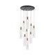ΚΡΕΜΑΣΤΟ ΦΩΤΙΣΤΙΚΟ 9 ΦΩΤΟ ΓΥΑΛΙ 60W 3000K 7200lm Φ300mm ARTE ILLUMINA VIAL