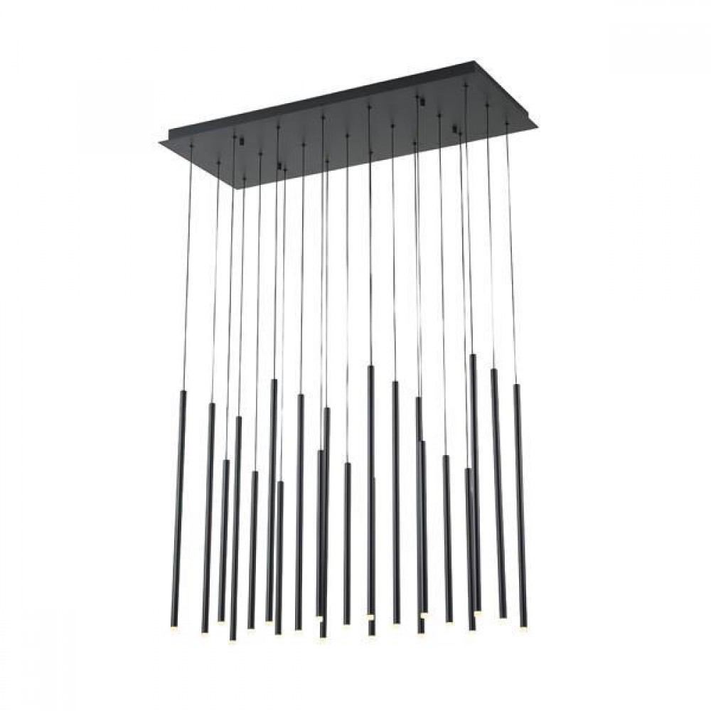ΦΩΤΙΣΤΙΚΟ ΚΡΕΜΑΣΤΟ LED 47W 3000K 4700lm 940X1500mm ΜΑΥΡΟ ΑΛΟΥΜΙΝΙΟ ARTE ILLUMINA CASCADE