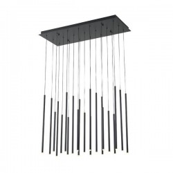 ΦΩΤΙΣΤΙΚΟ ΚΡΕΜΑΣΤΟ LED 47W 3000K 4700lm 940X1500mm ΜΑΥΡΟ ΑΛΟΥΜΙΝΙΟ ARTE ILLUMINA CASCADE