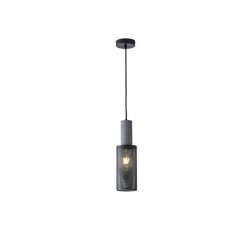 ΦΩΤΙΣΤΙΚΟ ΚΡΕΜΑΣΤΟ ΓΥΨΙΝΟ ΜΑΥΡΟ 1XE27 MAX 40W 100X100X340mm ARTE ILLUMINA SCOURO