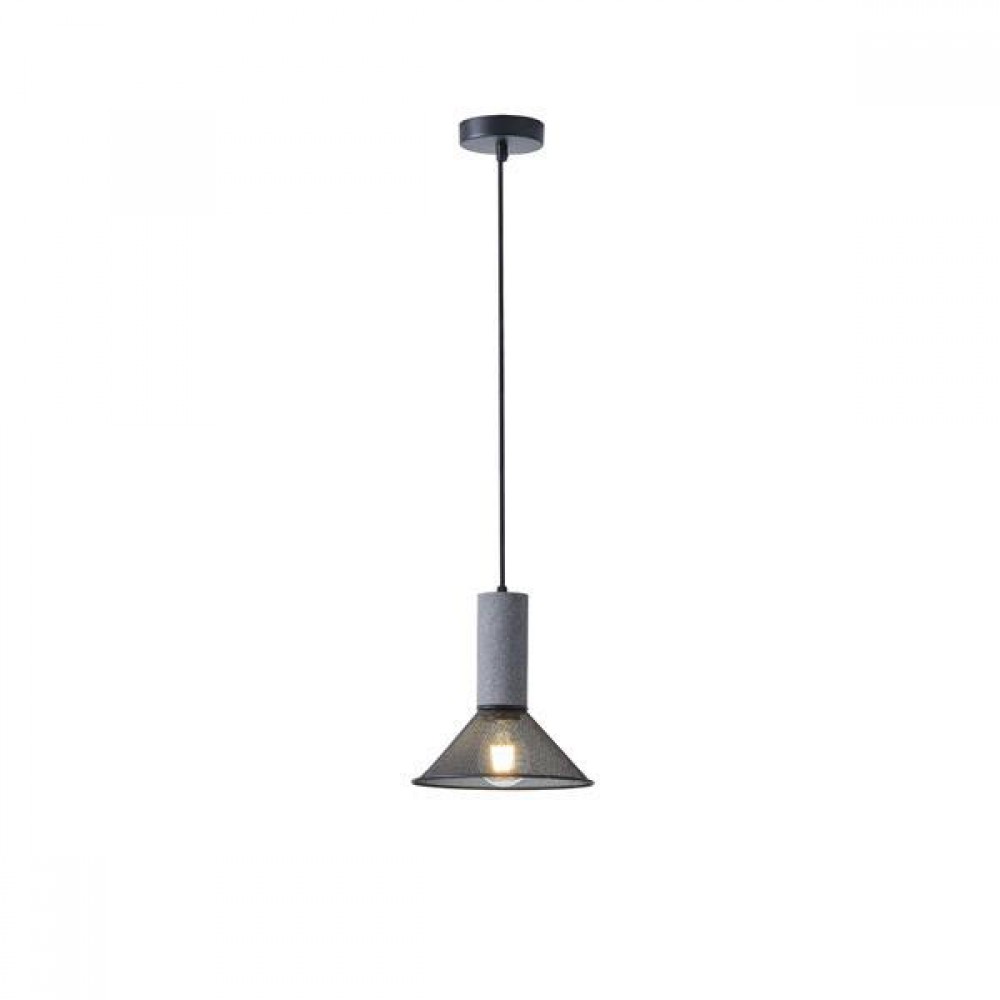 ΦΩΤΙΣΤΙΚΟ ΚΡΕΜΑΣΤΟ ΓΥΨΙΝΟ ΜΑΥΡΟ 1XE27 MAX40W 120X120X260mm ARTE ILLUMINA SCOURO
