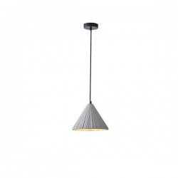 ΦΩΤΙΣΤΙΚΟ ΚΡΕΜΑΣΤΟ ΓΥΨΙΝΟ ΓΚΡΙ 1XE27 MAX 15W 240X240X210mm ARTE ILLUMINA PLATRE