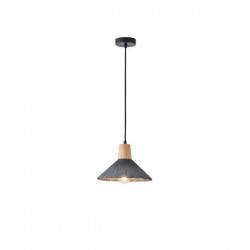ΦΩΤΙΣΤΙΚΟ ΚΡΕΜΑΣΤΟ ΓΥΨΙΝΟ ΜΑΥΡΟ 1XE27 MAX 15W 250X250X180mm ARTE ILLUMINA PLASTER SERIES