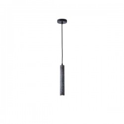 ΦΩΤΙΣΤΙΚΟ ΚΡΕΜΑΣΤΟ ΓΥΨΙΝΟ ΜΑΥΡΟ GU10 MAX 3W 45X45X300mm ARTE ILLUMINA SALPICO