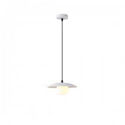 ΦΩΤΙΣΤΙΚΟ ΚΡΕΜΑΣΤΟ ΜΕΤΑΛΛΙΚΟ  G9 ΜΑΧ 25W 250X250X125mm ΛΕΥΚΟ ARTE ILLUMINA COBA CABANA