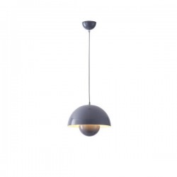 ΦΩΤΙΣΤΙΚΟ ΚΡΕΜΑΣΤΟ ΜΕΤΑΛΛΙΚΟ 1ΧE27 MAX 15W 300X1290mm ΓΚΡΙ ARTE ILLUMINA JARDEN