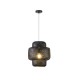 ΦΩΤΙΣΤΙΚΟ ΚΡΕΜΑΣΤΟ BAMBOO 1XE27 MAX 40W 310X310X350mm ΜΑΥΡΟ ARTE ILLUMINA AVRA