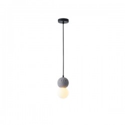 ΦΩΤΙΣΤΙΚΟ ΚΡΕΜΑΣΤΟ ΓΥΨΙΝΟ ΓΚΡΙ G9 MAX 15W 100X100X210mm ARTE ILLUMINA  PLASTER SERIES