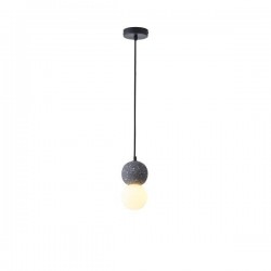ΦΩΤΙΣΤΙΚΟ ΚΡΕΜΑΣΤΟ ΓΥΨΙΝΟ ΜΑΥΡΟ  G9 MAX 15W 100X100X210mm ARTE ILLUMINA  PLASTER SERIES